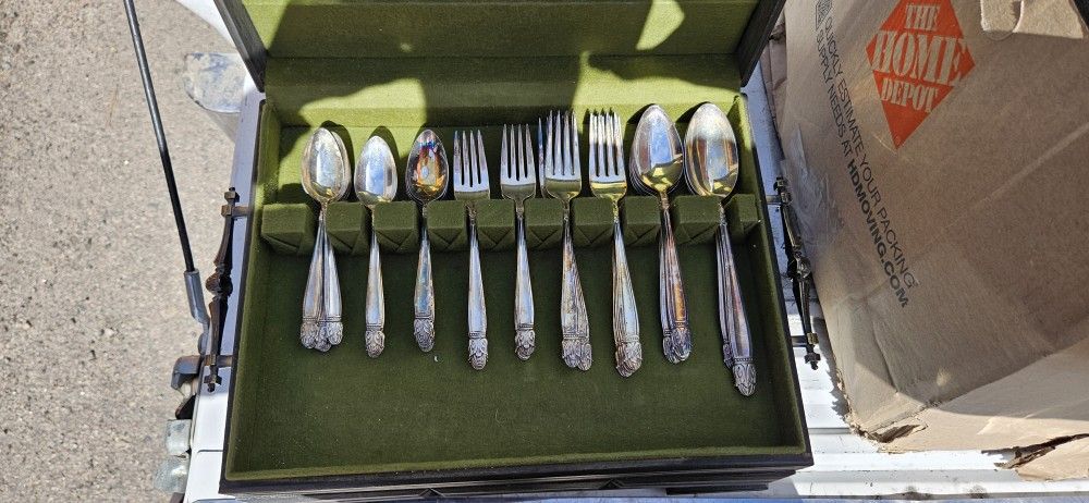 Antique Silverware Set