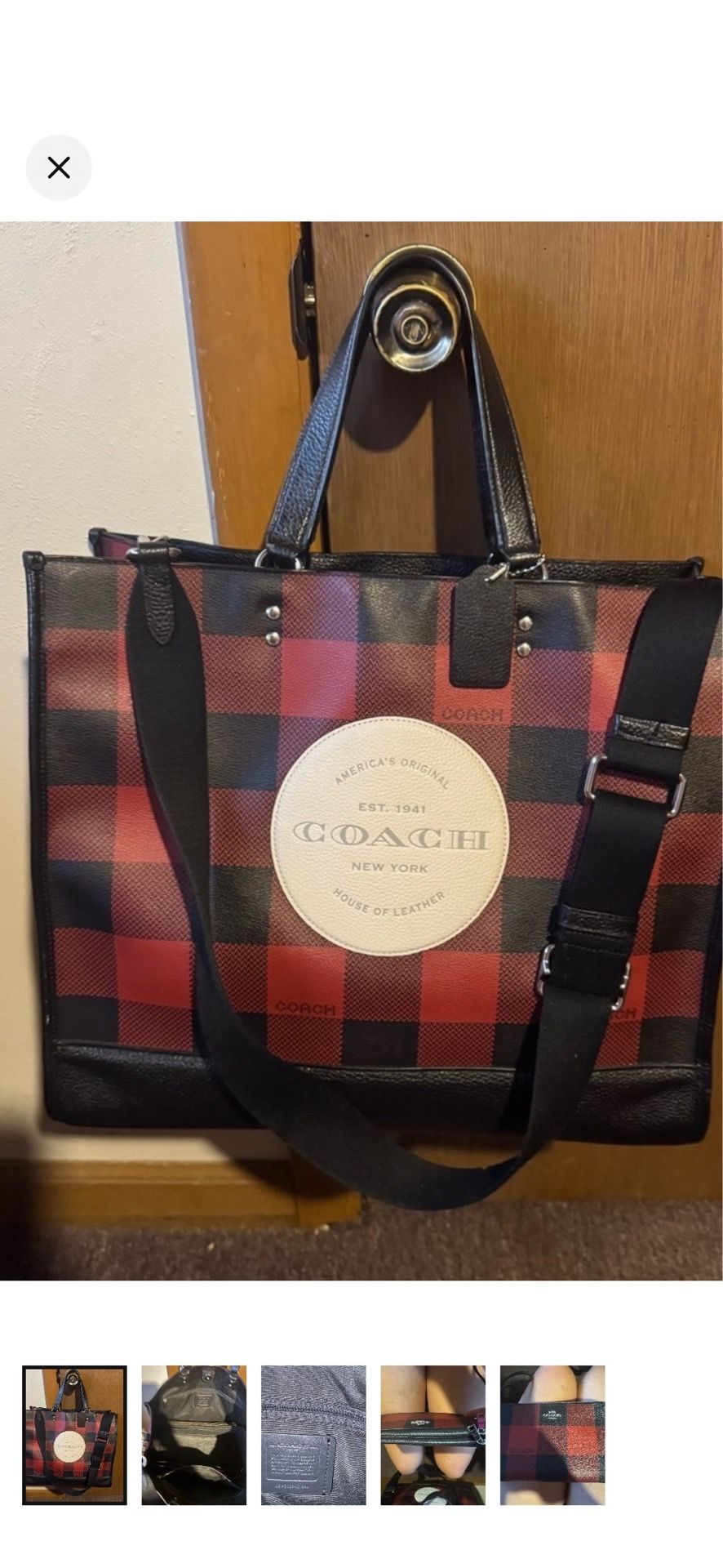 Coach tote and wristlet