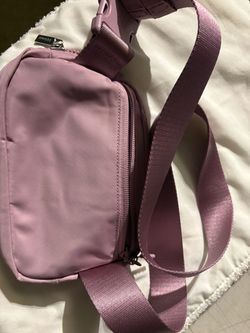 Lulu lemon Pink Nylon Crossbody Belt Bag
