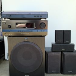 Complete Sony Home Stereo w/ Record Player