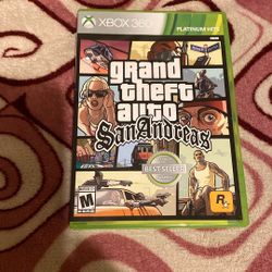  GTA San Andreas – Xbox 360 – Mint Condition (Like New)