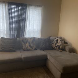 Gray Section Couch