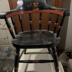 Antique Child’s Captain’s Chair