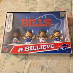 NEW Fisher Price Little People Collector Buffalo Bills We Billieve NFL