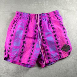 Y2K Gotcha Board Shorts Men’s Small Pink Surf Swim Beach Tribe 90s #2A