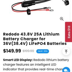 Redodo Lifepo4 Battery Charger 
