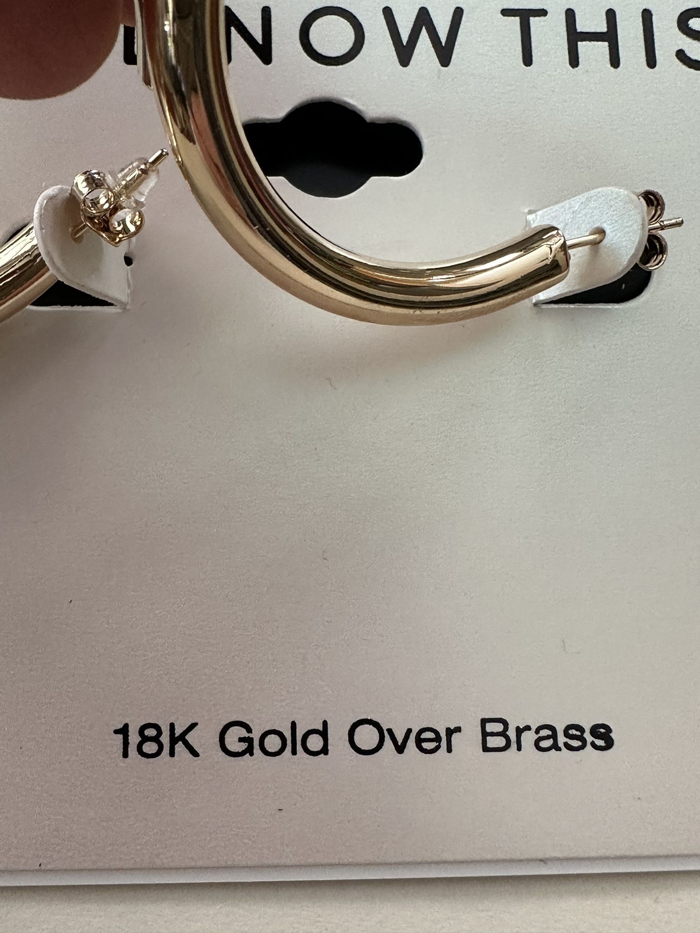 18k Gold Plated 2-Inch Hoop Earrings!