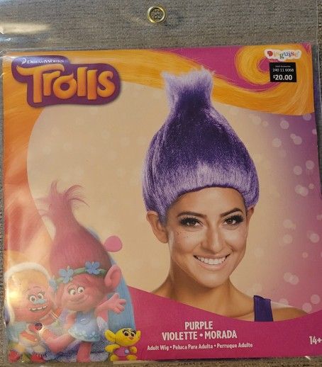 Trolls Adult Wig - Halloween