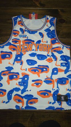 Unisex New York Knicks NBA & KidSuper Studios by Fanatics White Hometown Jersey