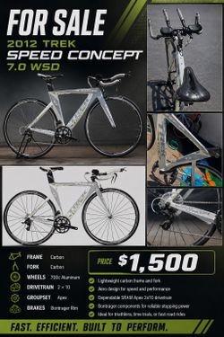 2012 TREK SPEED CONCEPT 7.0 WSD