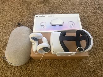 Oculus Quest 2 VR Headset with Controllers and Case
