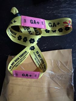 GA+ Daisy Chain Fields Festival Wristband