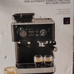 Kitchen Aid Semi Automatic Espresso Machine with Burr Grinder