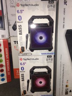 PORTABLE RECHARGEABLE SPEAKER $59