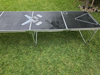 BEER table 8 feet Long 150  party use folds fits in car