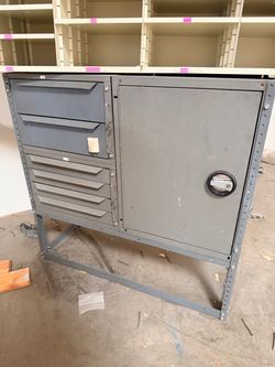 Steel Cabinet with Drawers