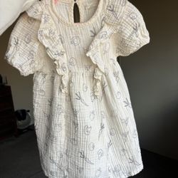 Neutral Girl Dress 3T