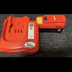 BLACK+DECKER 9.6V-24V Firestorm Charger & Single Source 18V Battery 