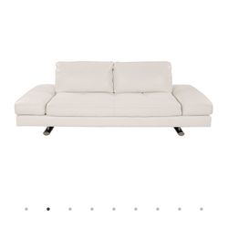 Black Modern leather couch ftom El Dorado