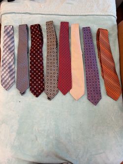 Lot of 7 Men's Dress Ties