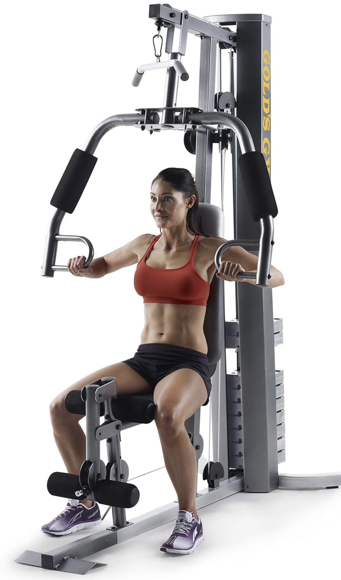 Gold's Gym XRS 50 Home Gym With High And Low Pulley System