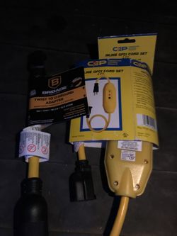 Twist lock adapter and gfci protector