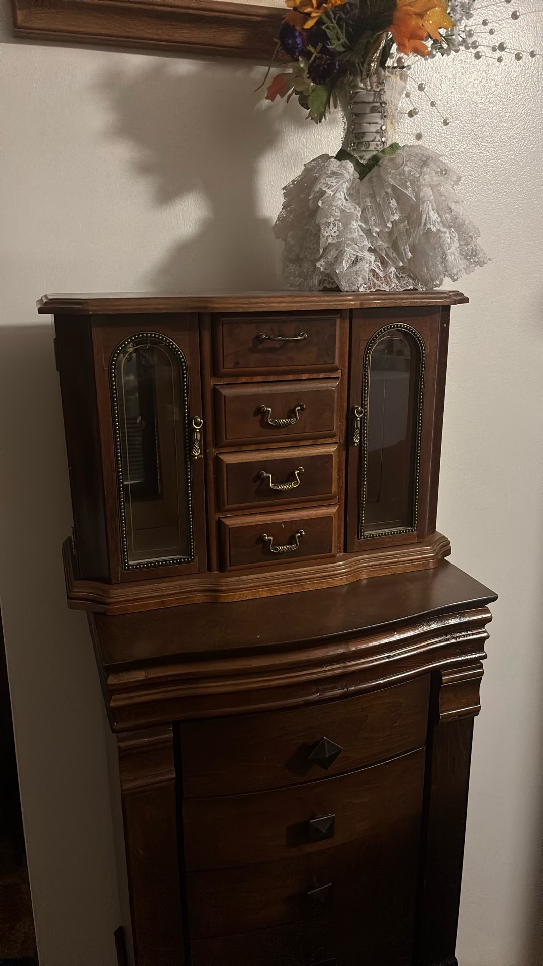 Jewelry Box And Jewelry Armoire See Description For Price