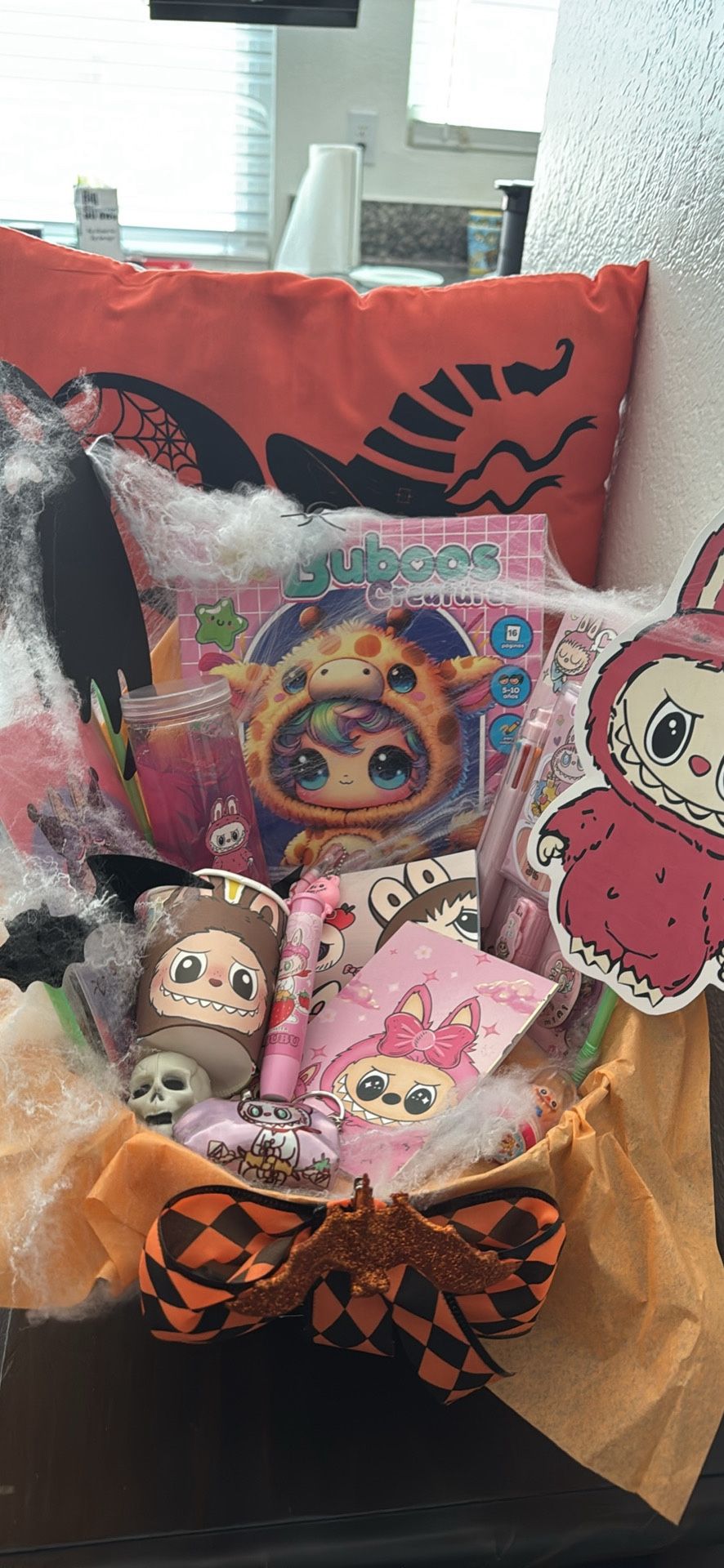 Labubu Halloween Basket