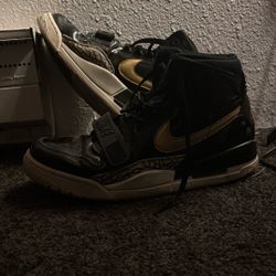 Nike Air Jordan Legacy 312 'Black Gold Size 11 Used