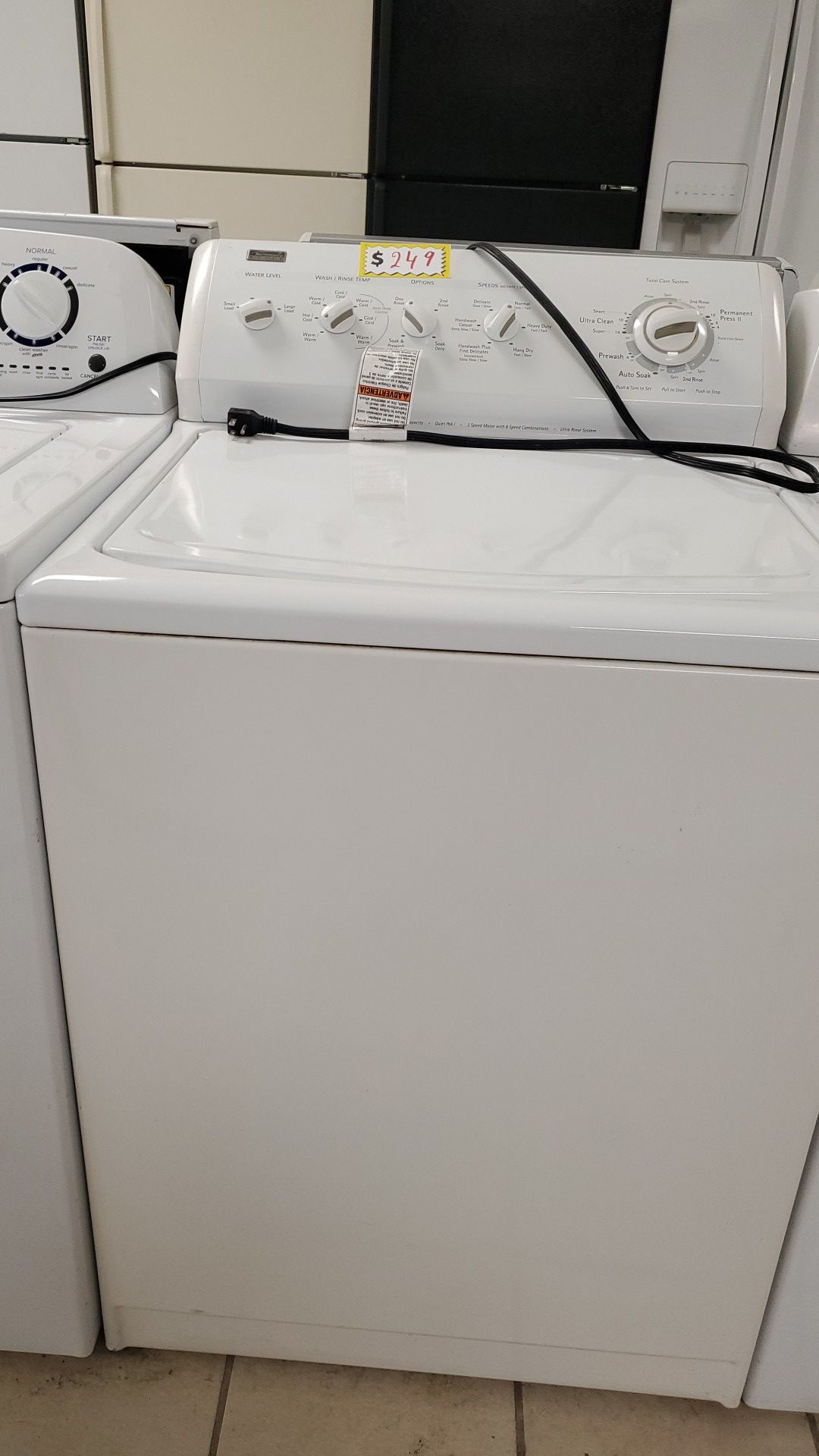 Kenmore 5.4cu.ft top loading washer