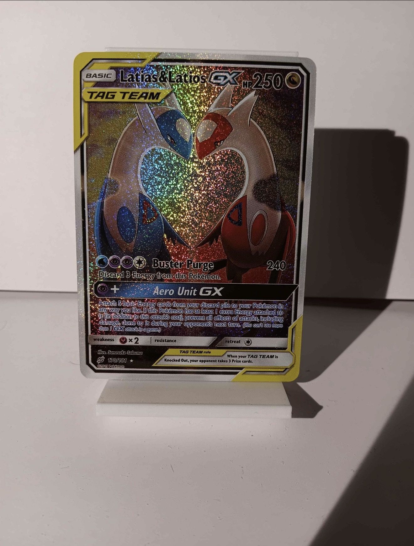 Latías & Latios GX Team Up Super Rare !
