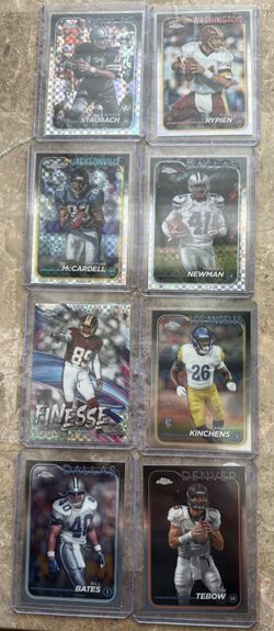 Topps Chrome Football 8 Card Lot 