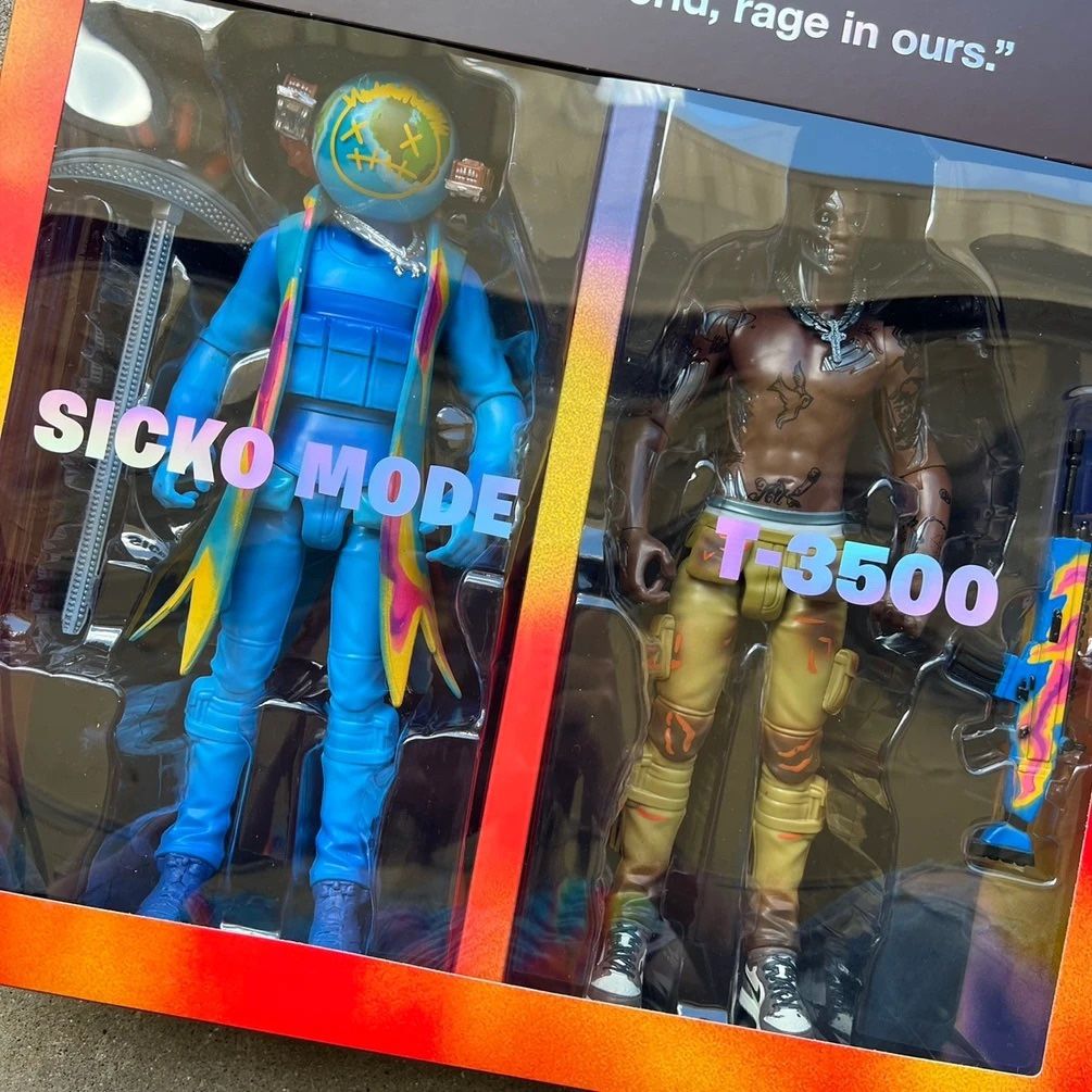 Travis Scott X Fortnite 12” action figure duo set for Sale in