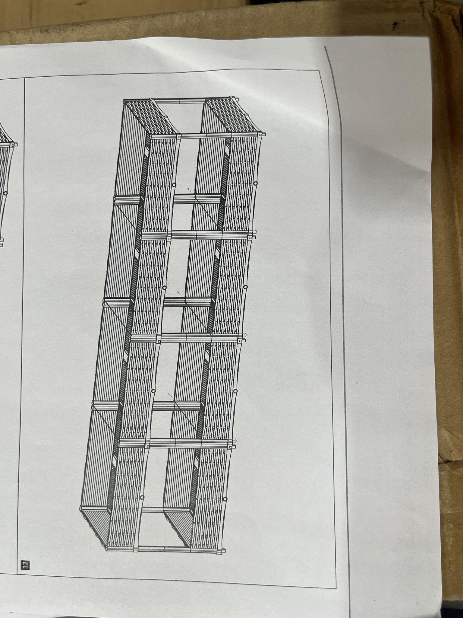 Elevated Garden Box with Drainage Plug 63"x15.7"x27.7"