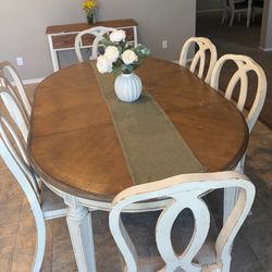 Ashley furniture dining table set