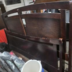 King Sleigh Bed Backboard