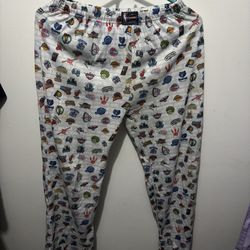 NBA All Team Logos Pre-Printed Pajama Pants Kids Size XL 18/20