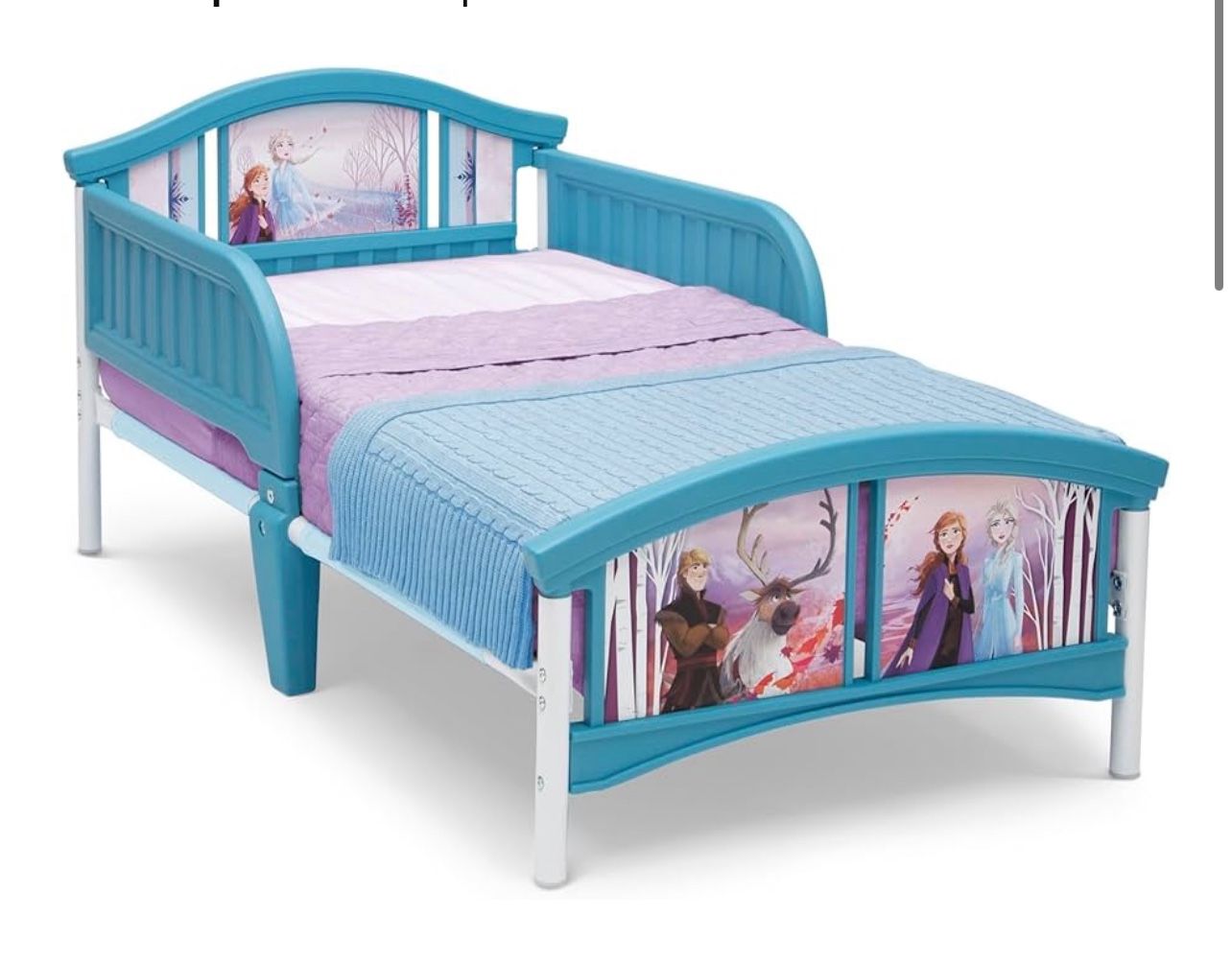 girl's bed with mattress