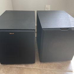 2 Klipsch  Subwoofer Model 120 SW/Model -R-12SW