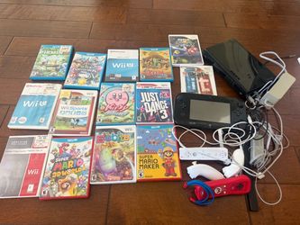Nintendo Wii U Console Bundle with Games and Controllers