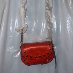 Kenneth Cole Stud Red Crossbody