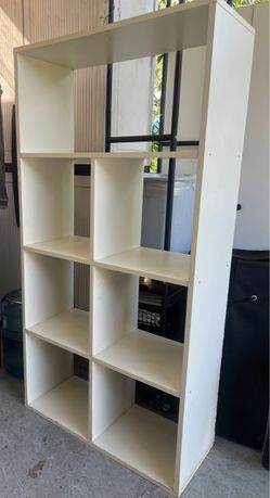 White Cube Bookcase Shelving Unit