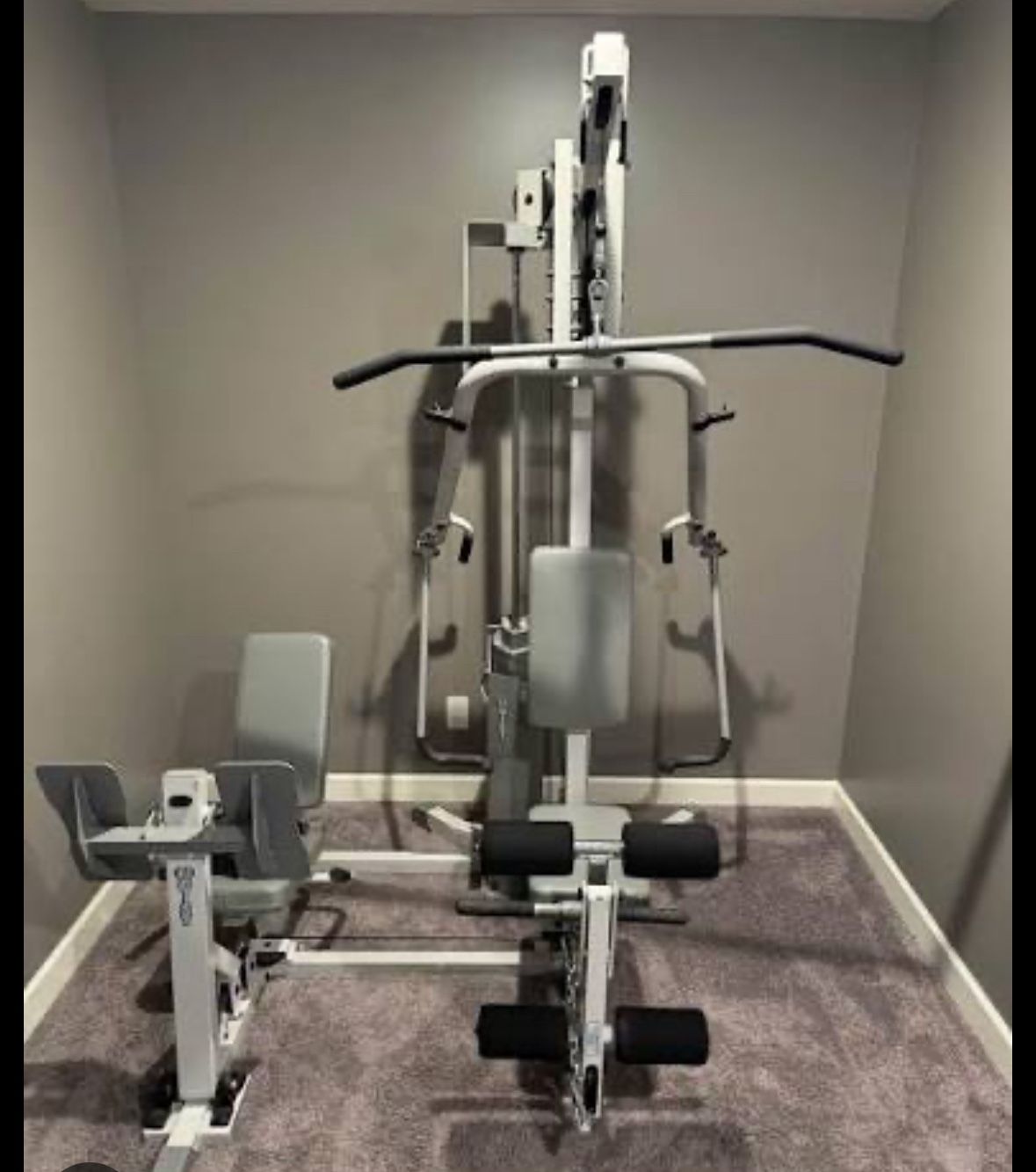 Home Gym With Leg Press