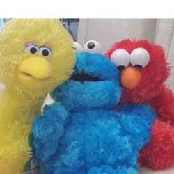BIG BIRD ELMO & COOKIE MONSTER NEW 
