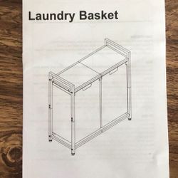 Laundry Hamper, Laundry Basket, Laundry Sorter with 2 Pull-Out and Removable Bags