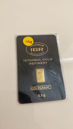 IGR Istanbul Gold Refinery 0.5g Fine Gold Bar