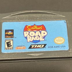 Simpsons Road Rage GBA 