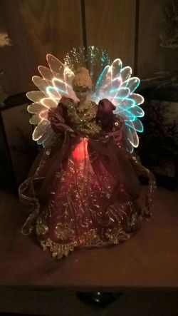 Fiber Optic Color Changing Angel