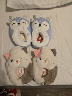 Girls Squishmellow Slippers