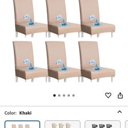 Dining chair covers Leather/ Protectores de piel para sillas 